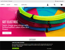 Tablet Screenshot of luxilon.com